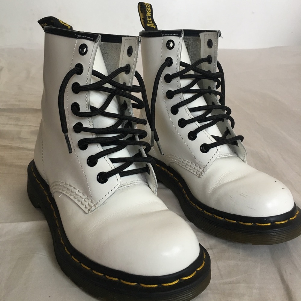 White Dr. Martens